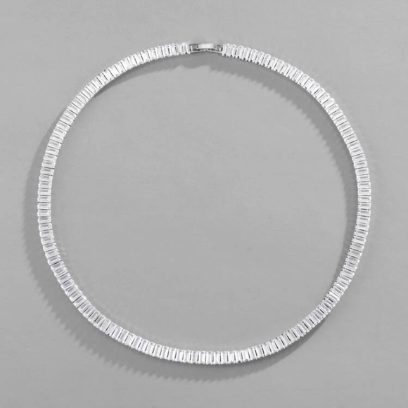 Unisex Zircon Fashionable Necklace - Picture 4 of 4